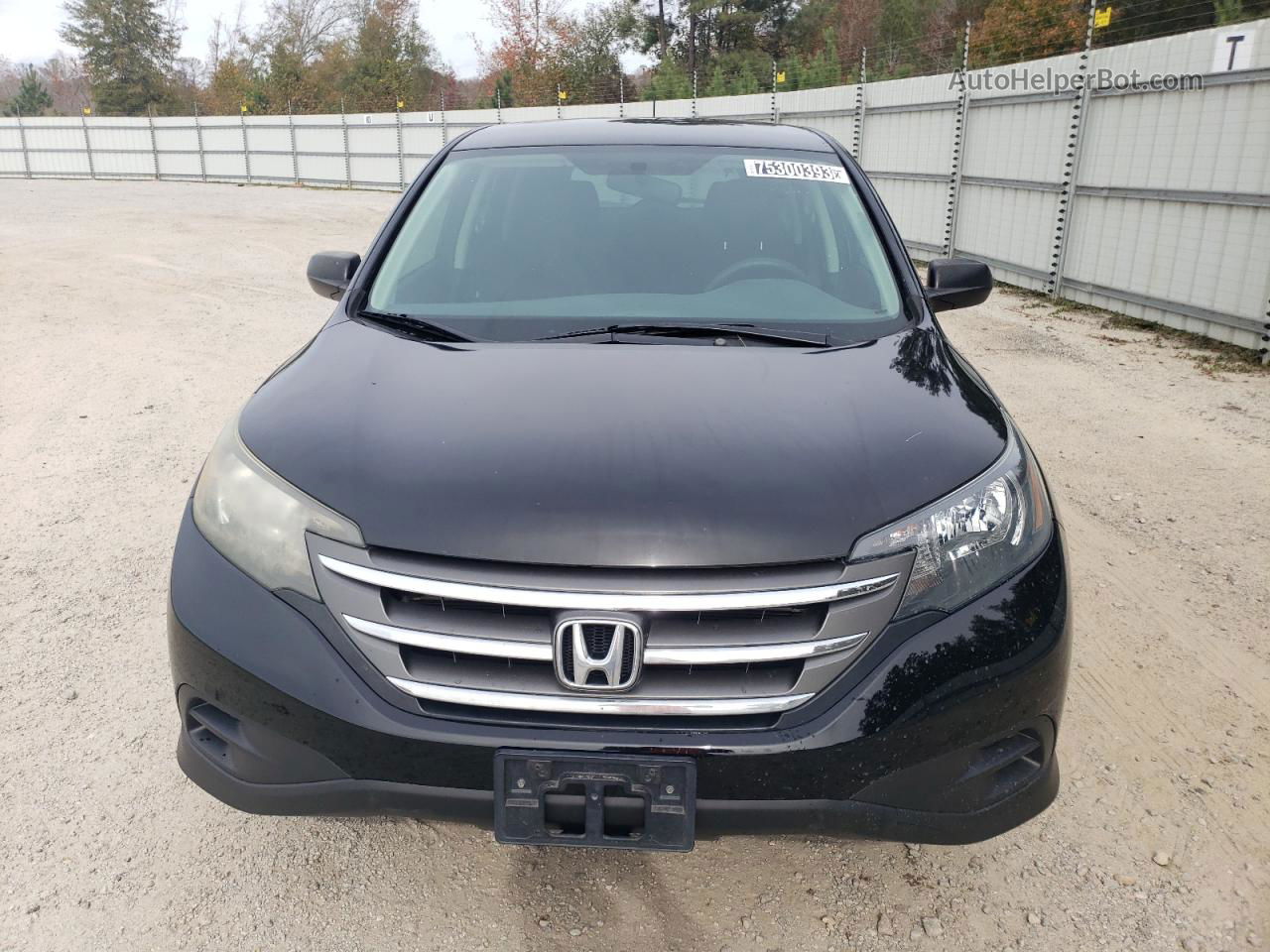 2013 Honda Cr-v Lx Black vin: 2HKRM3H39DH523456