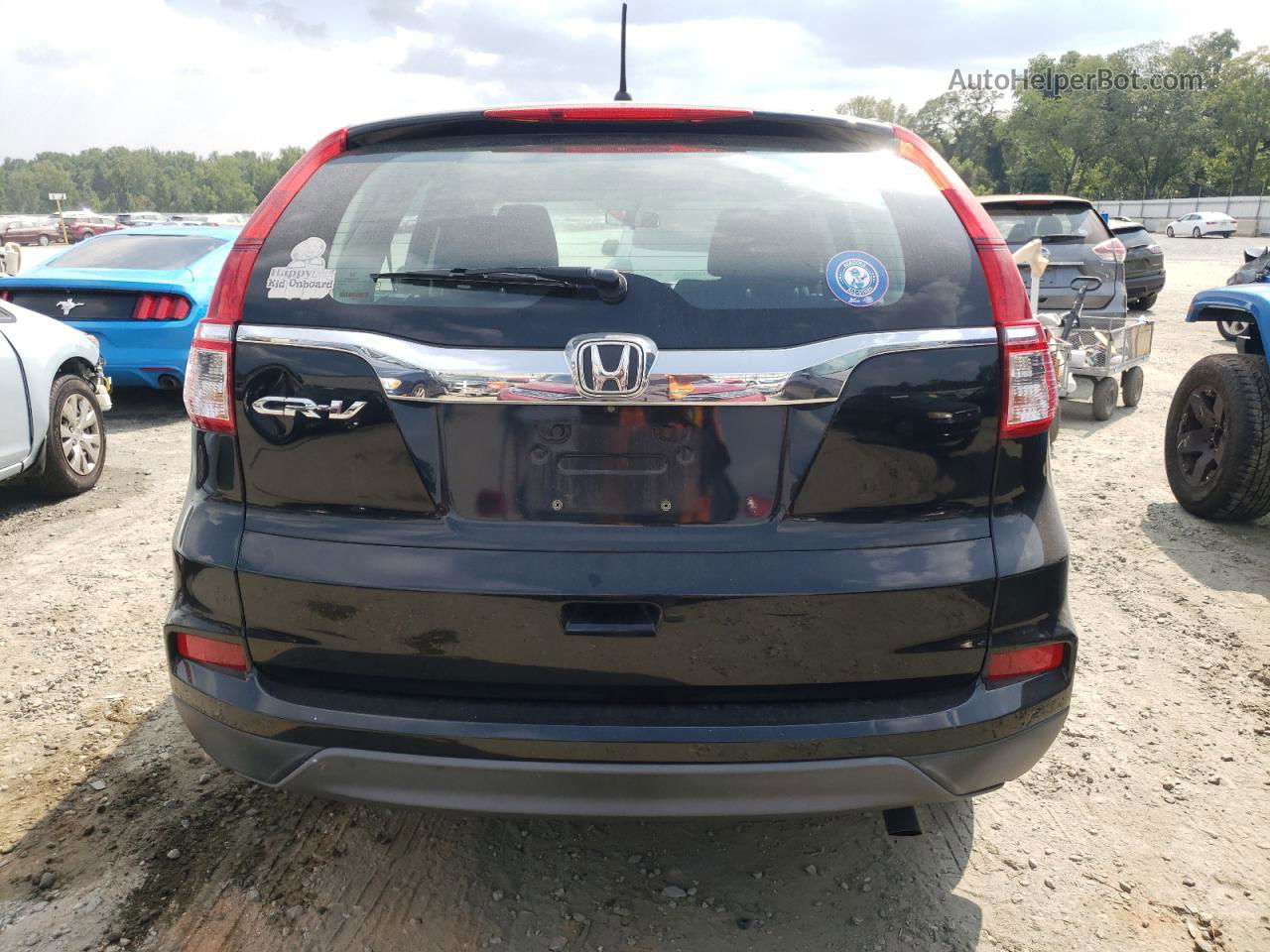 2016 Honda Cr-v Lx Black vin: 2HKRM3H39GH506189