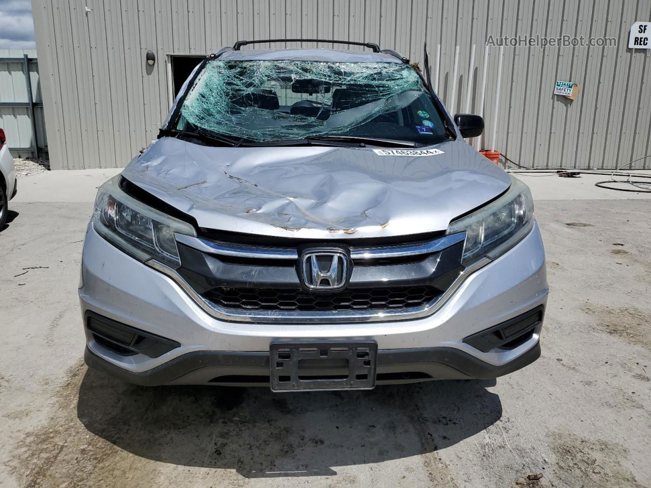 2016 Honda Cr-v Lx Silver vin: 2HKRM3H39GH518018