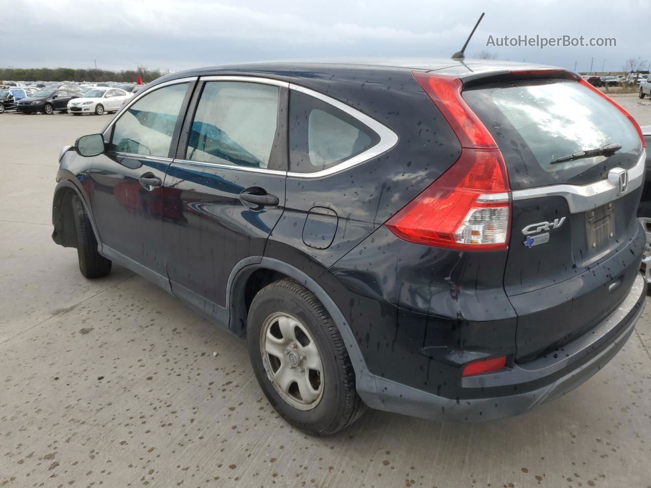 2016 Honda Cr-v Lx Черный vin: 2HKRM3H39GH530136