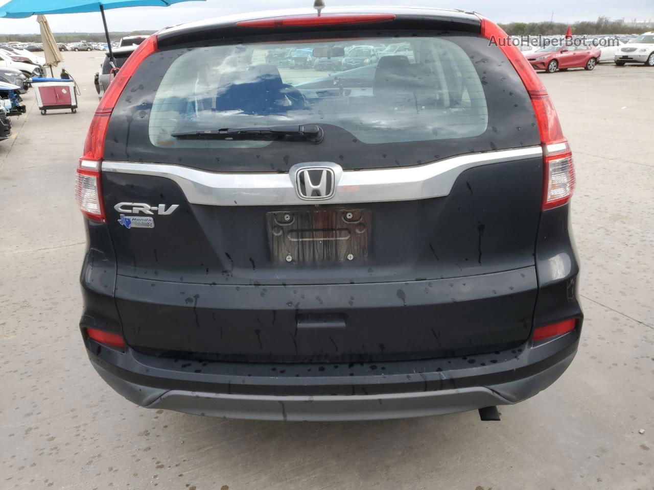 2016 Honda Cr-v Lx Black vin: 2HKRM3H39GH530136