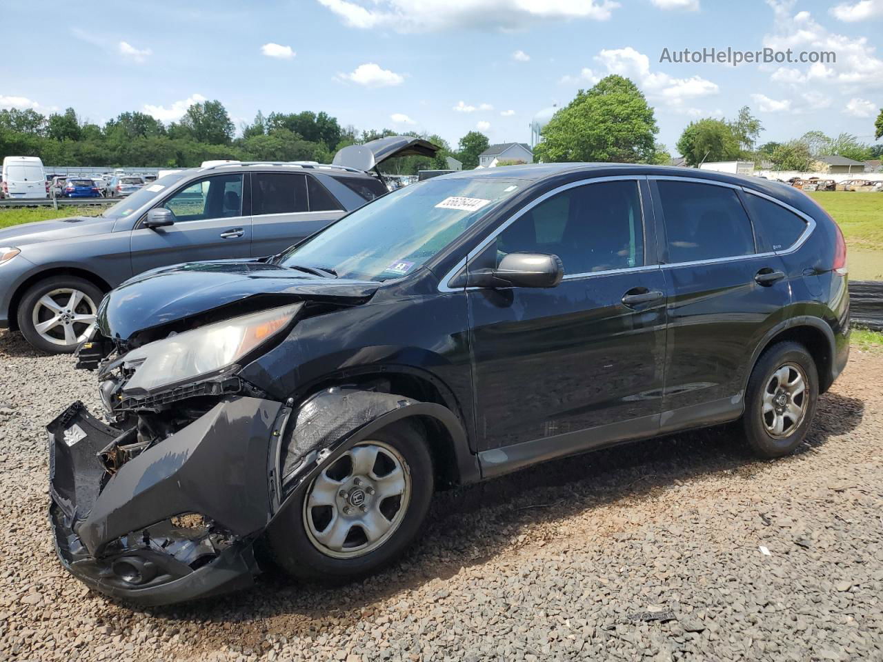 2012 Honda Cr-v Lx Black vin: 2HKRM3H3XCH508673