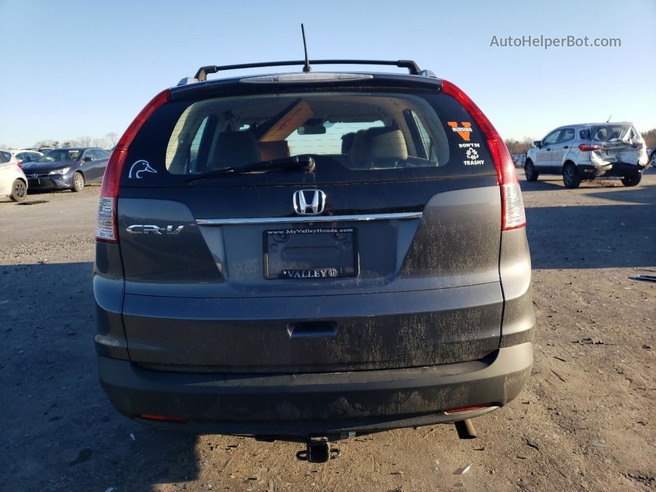 2013 Honda Cr-v Lx Gray vin: 2HKRM3H3XDH521540