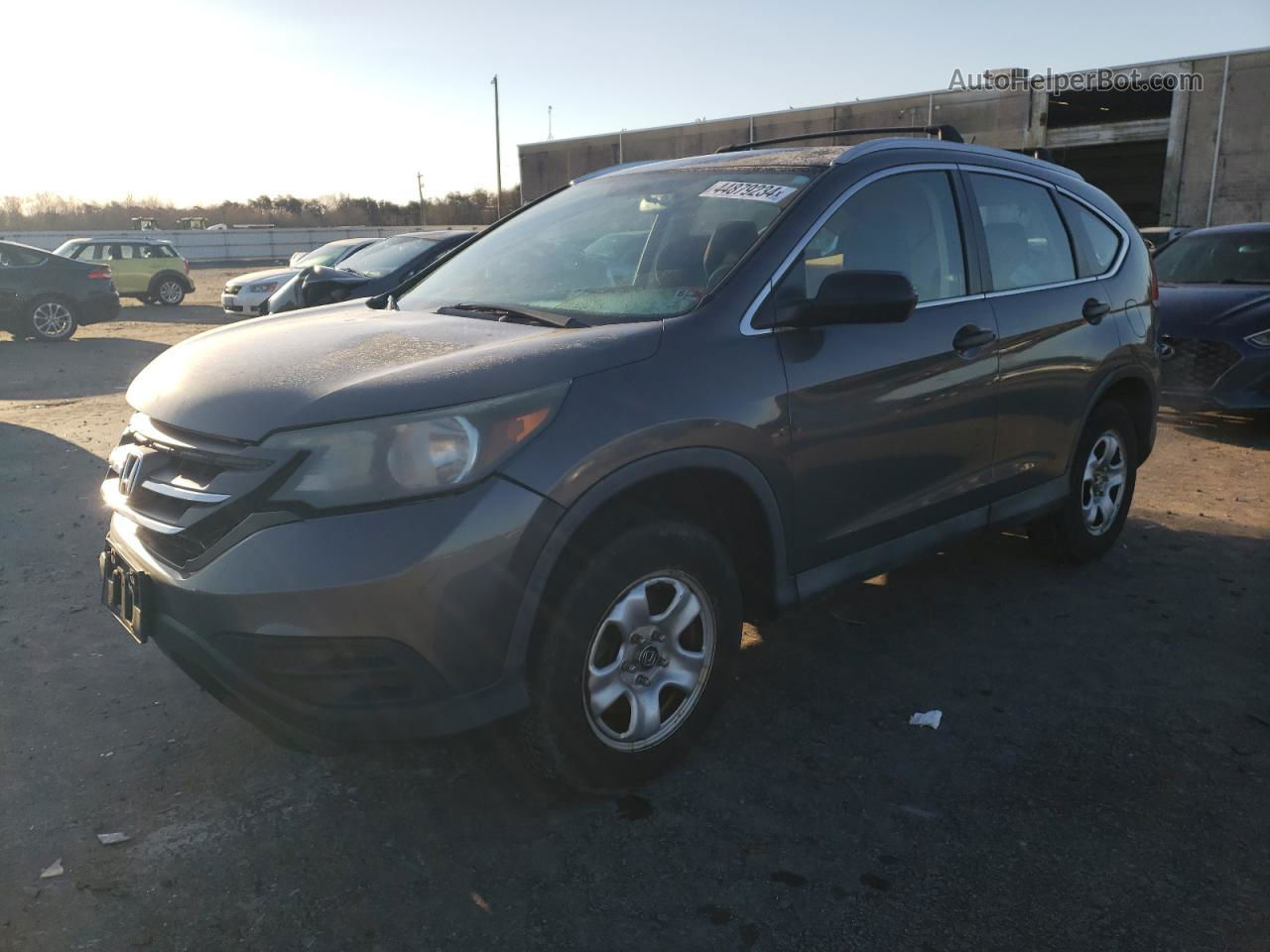 2013 Honda Cr-v Lx Gray vin: 2HKRM3H3XDH521540