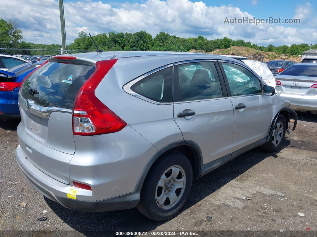 2016 Honda Cr-v Lx Серебряный vin: 2HKRM3H3XGH502989