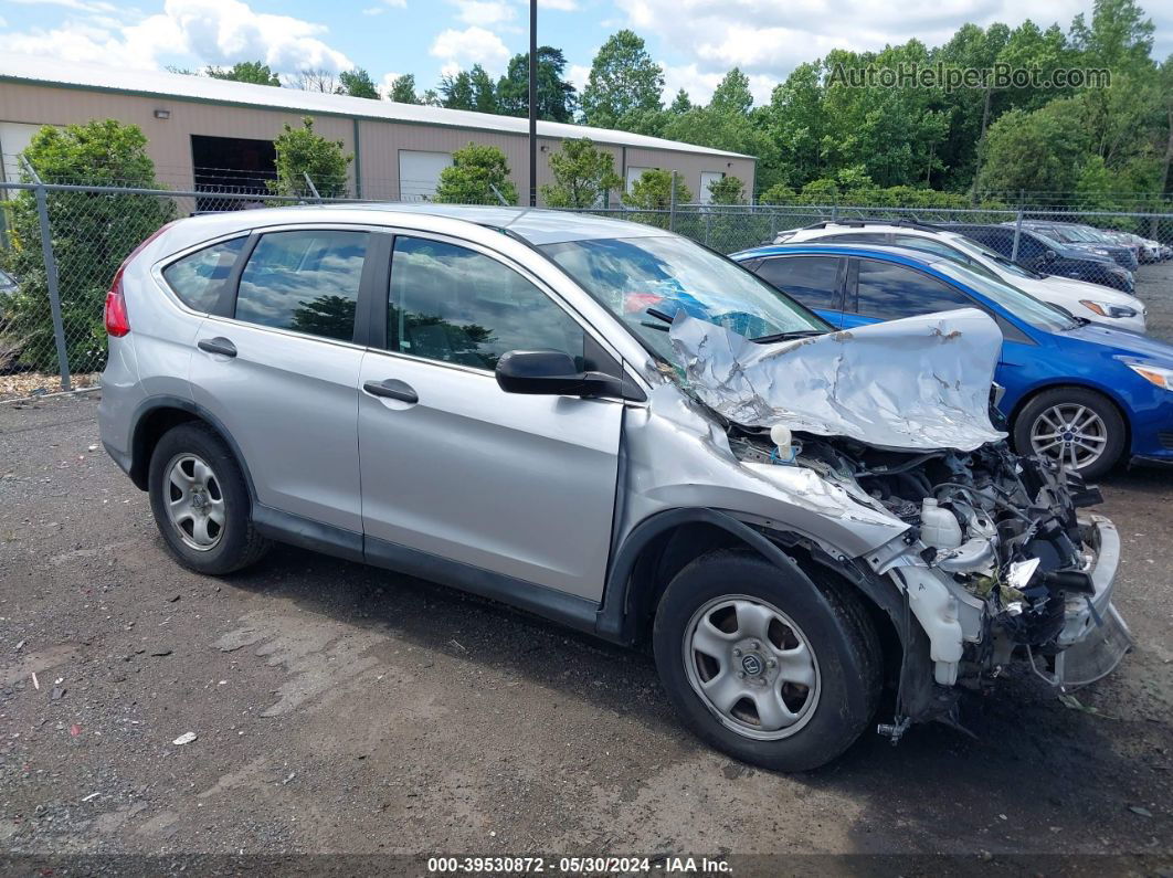 2016 Honda Cr-v Lx Silver vin: 2HKRM3H3XGH502989