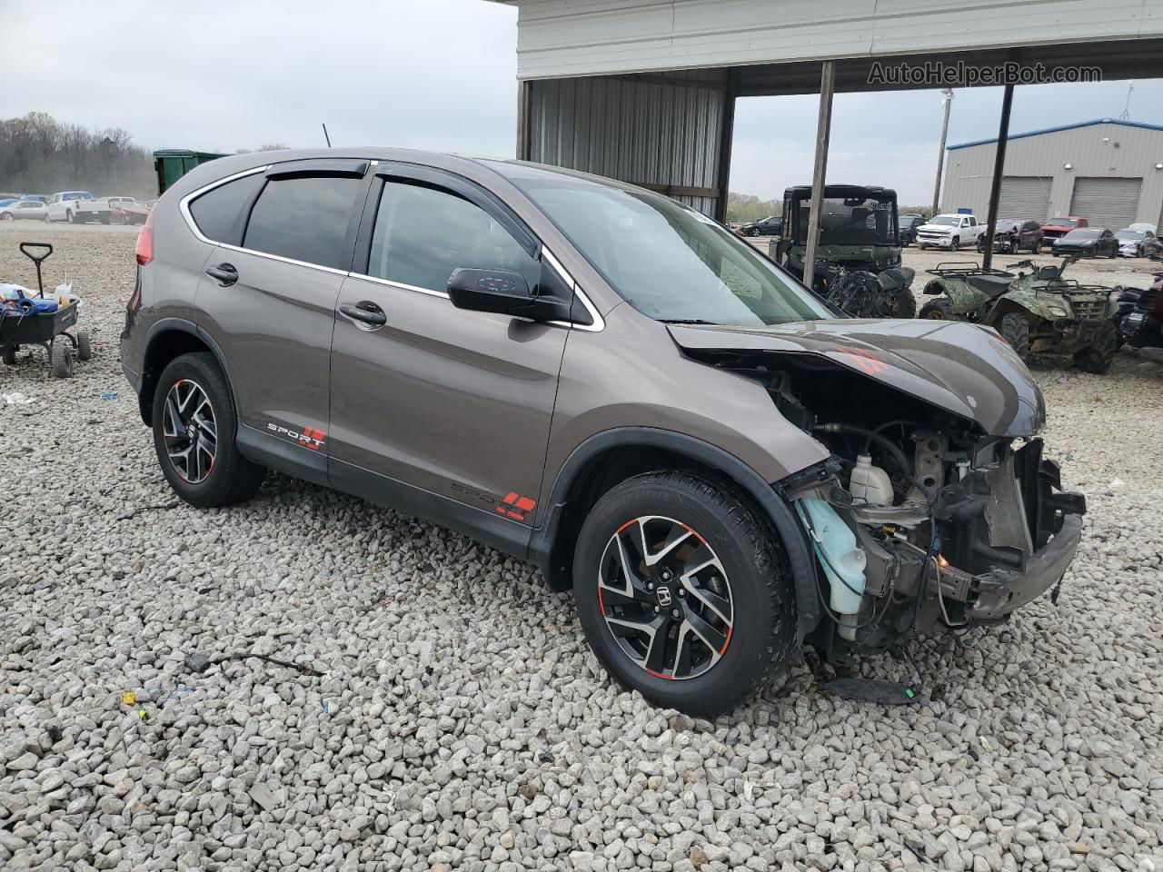 2016 Honda Cr-v Se Серый vin: 2HKRM3H40GH541812