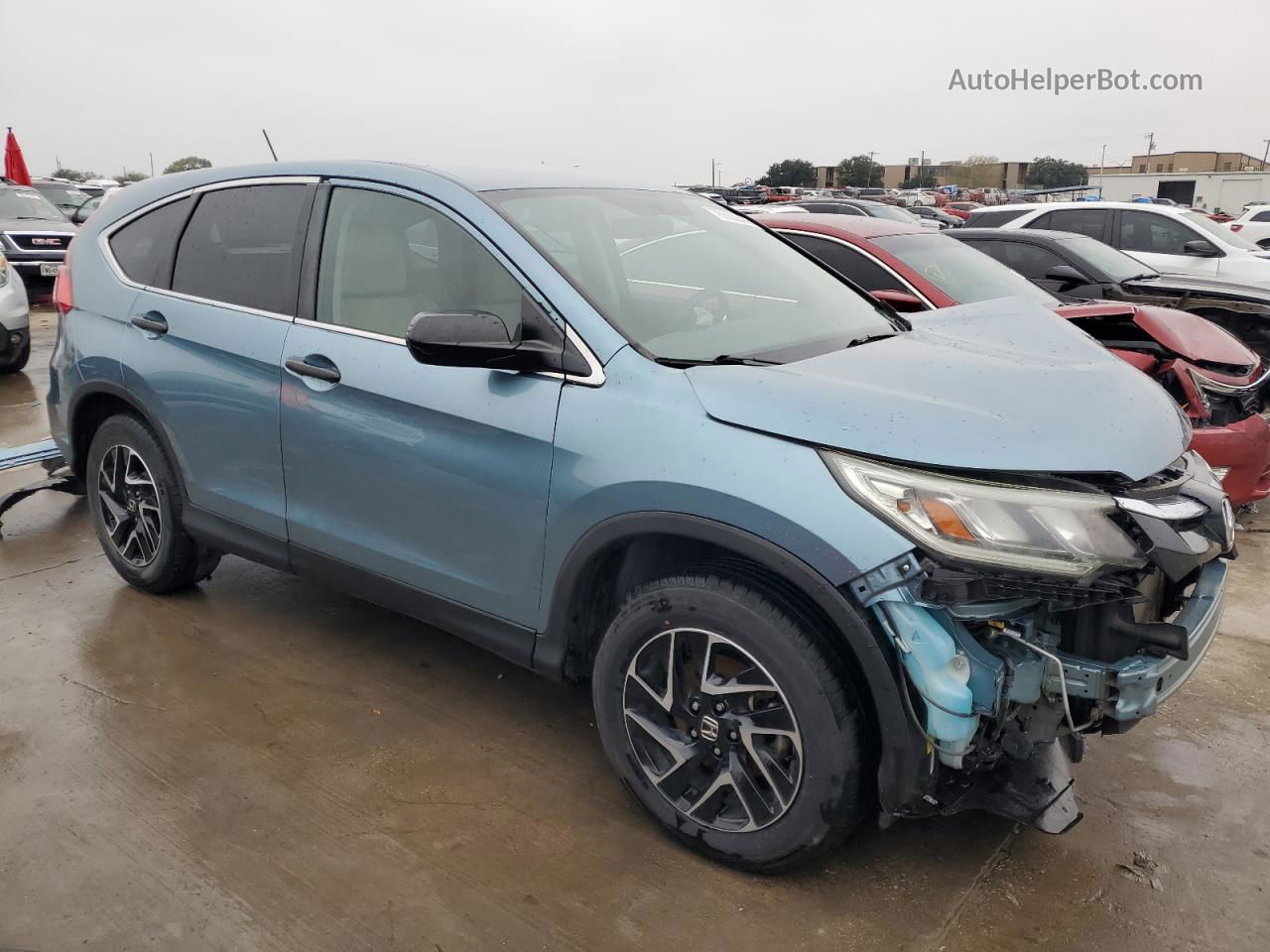 2016 Honda Cr-v Se Turquoise vin: 2HKRM3H41GH548932