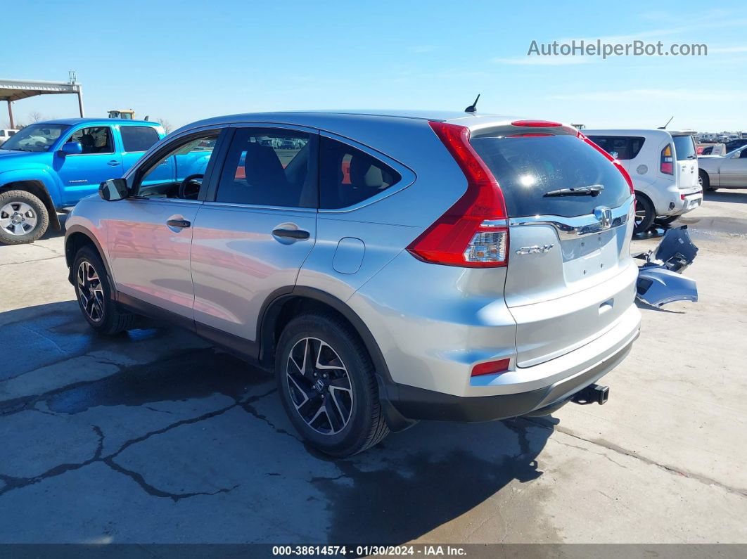 2016 Honda Cr-v Se Silver vin: 2HKRM3H42GH520010