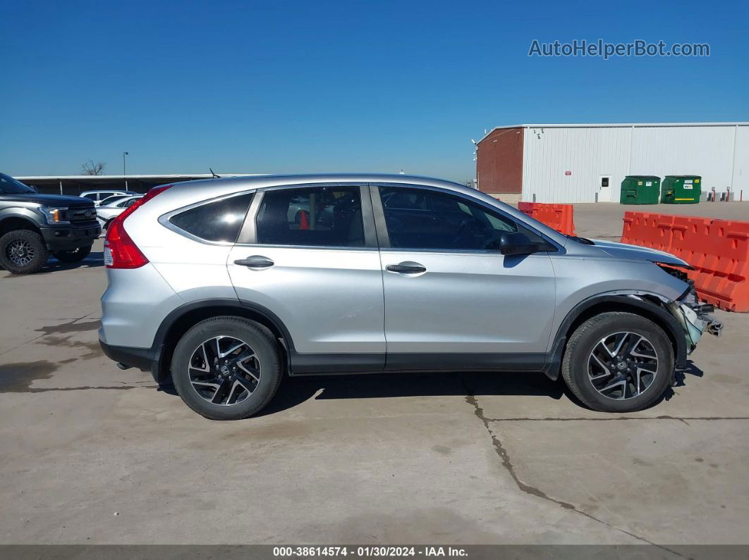 2016 Honda Cr-v Se Silver vin: 2HKRM3H42GH520010