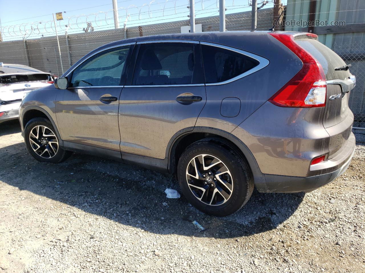 2016 Honda Cr-v Se Gray vin: 2HKRM3H42GH543416