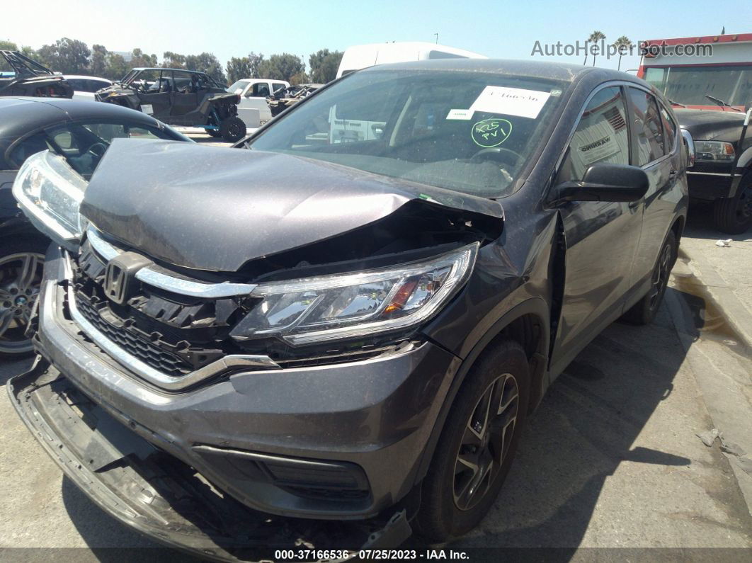 2016 Honda Cr-v Se Gray vin: 2HKRM3H42GH549832