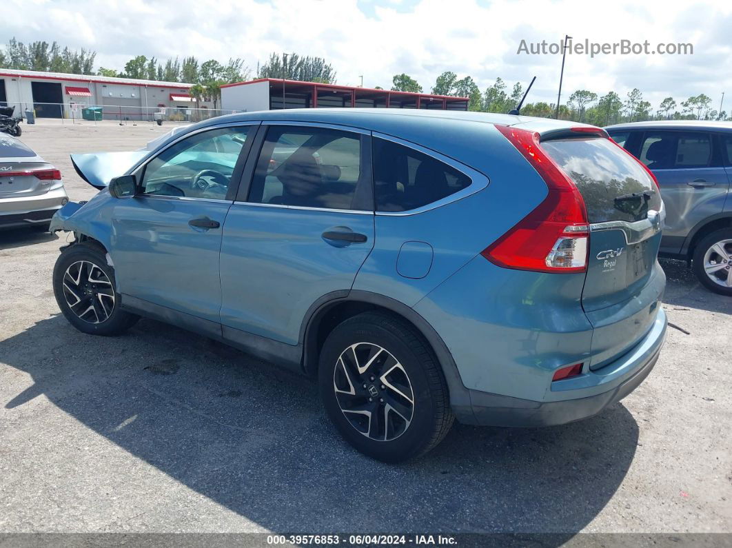 2016 Honda Cr-v Se Blue vin: 2HKRM3H43GH512935