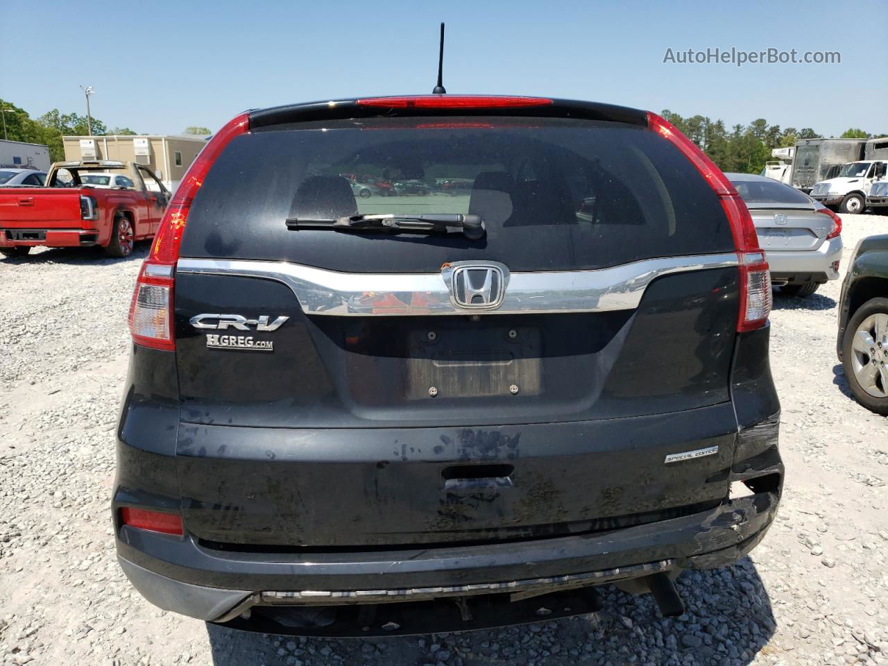 2016 Honda Cr-v Se Black vin: 2HKRM3H44GH562825