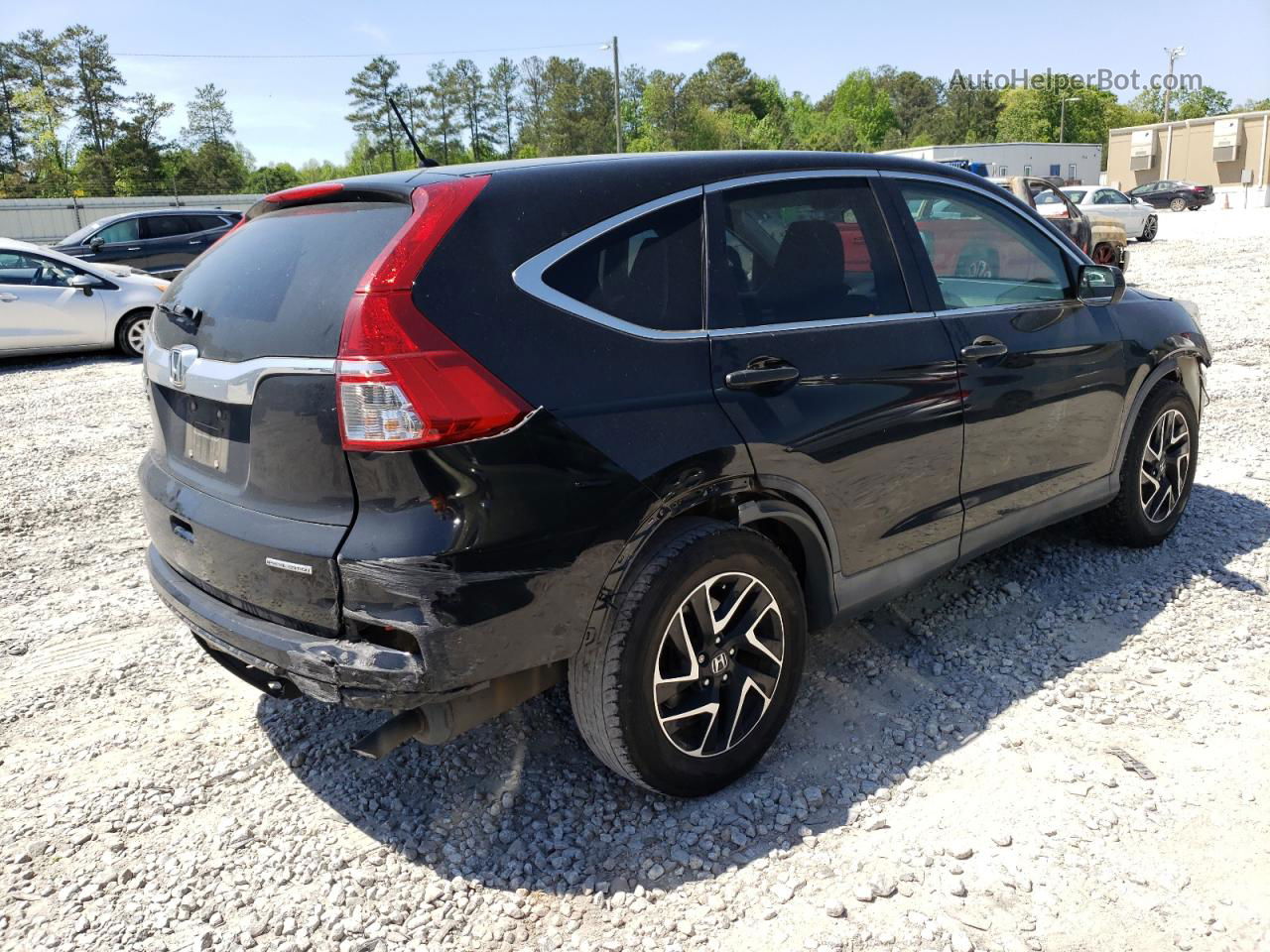 2016 Honda Cr-v Se Black vin: 2HKRM3H44GH562825