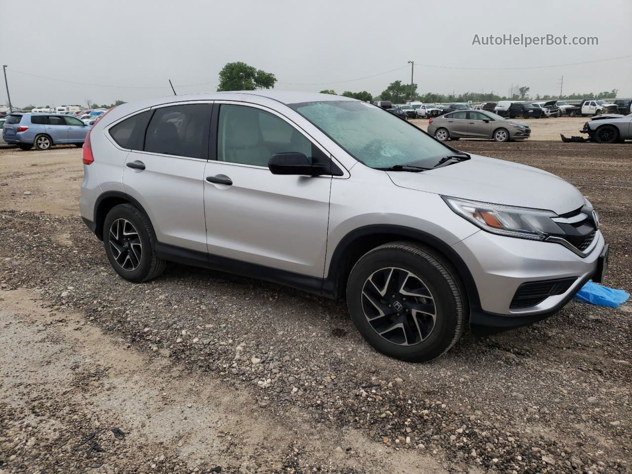 2016 Honda Cr-v Se Silver vin: 2HKRM3H46GH567945