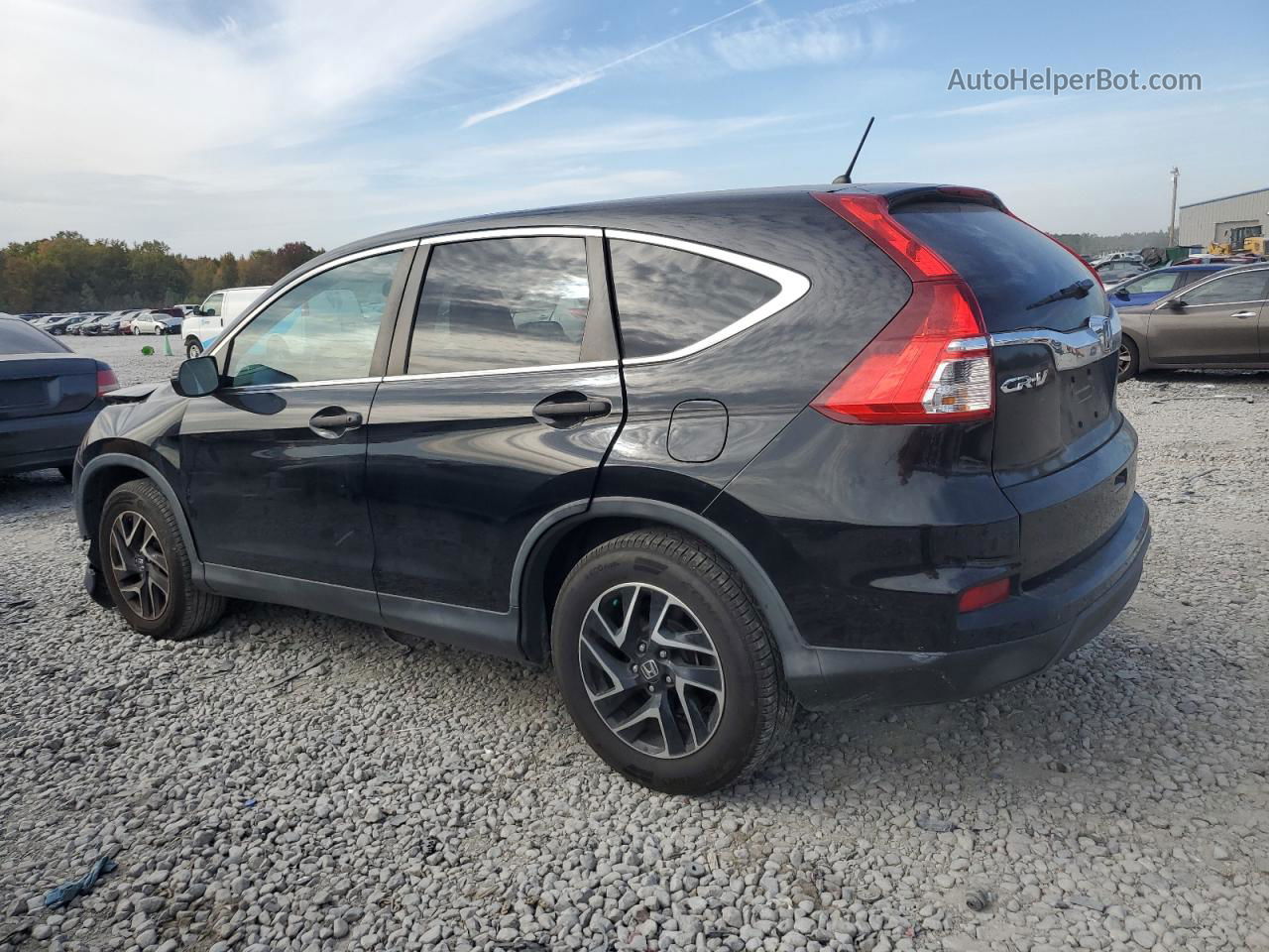 2016 Honda Cr-v Se Black vin: 2HKRM3H47GH559028