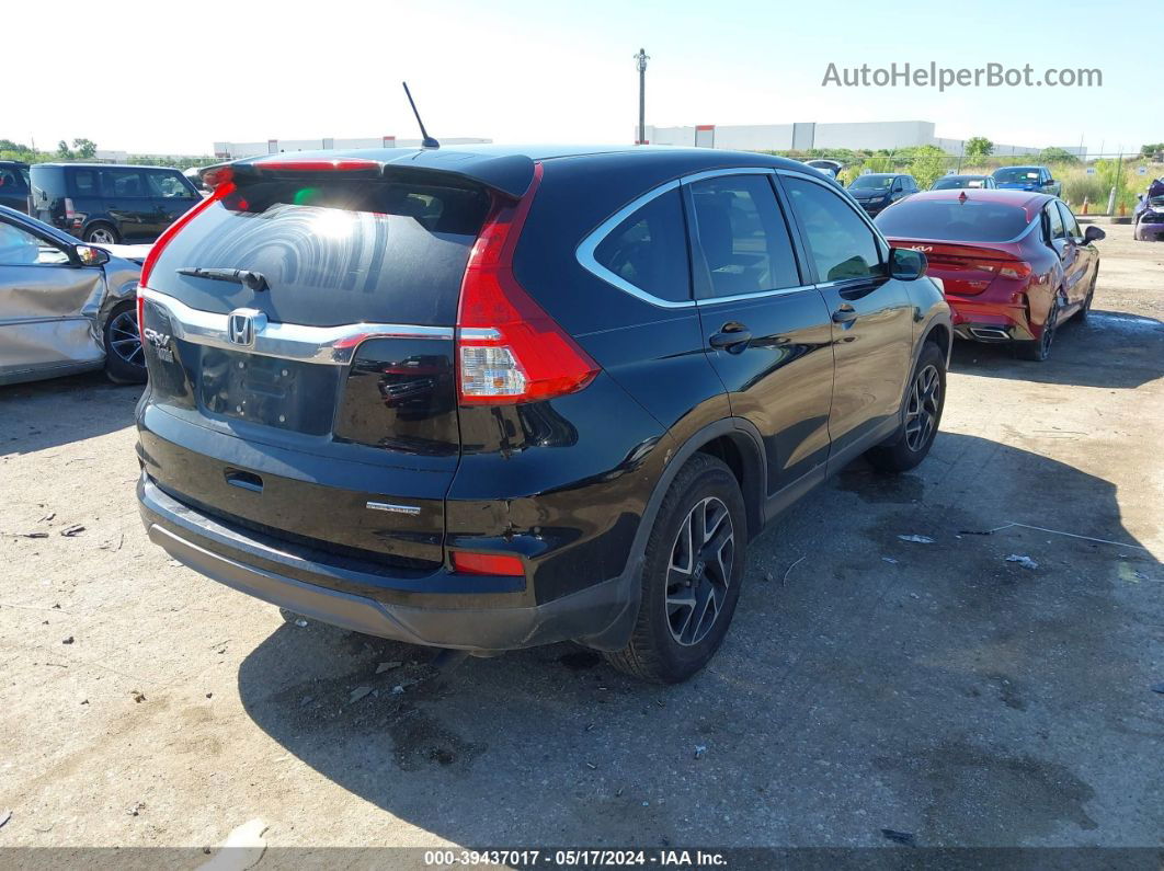 2016 Honda Cr-v Se Черный vin: 2HKRM3H48GH530864