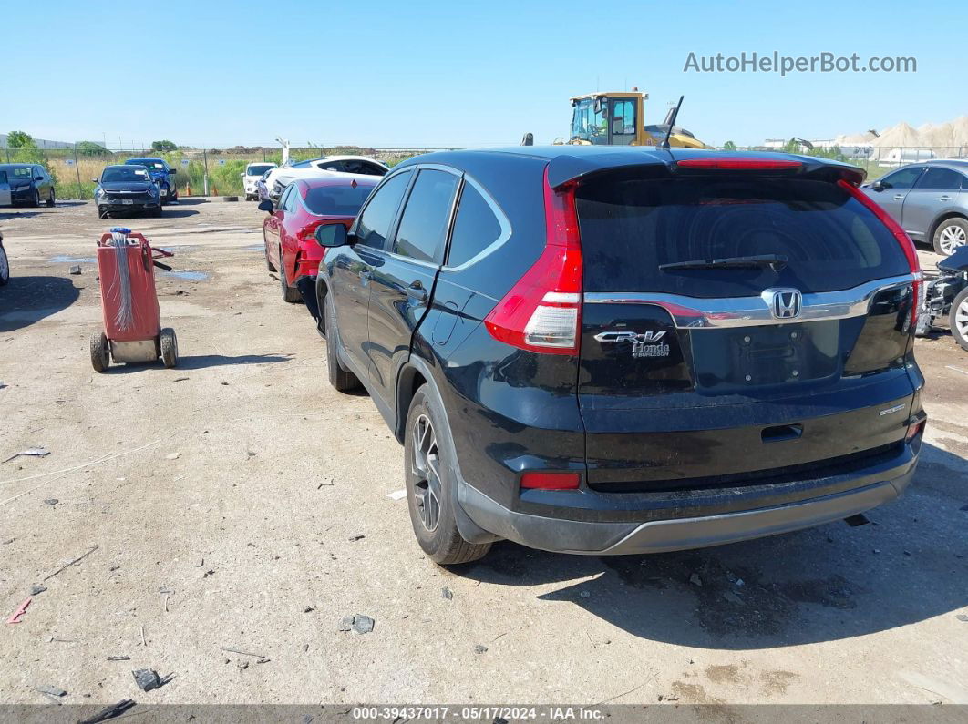 2016 Honda Cr-v Se Черный vin: 2HKRM3H48GH530864