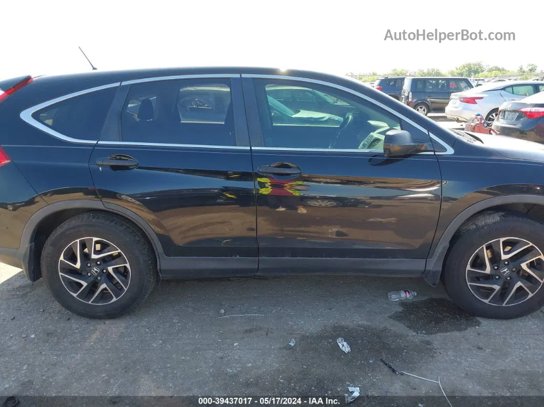 2016 Honda Cr-v Se Черный vin: 2HKRM3H48GH530864