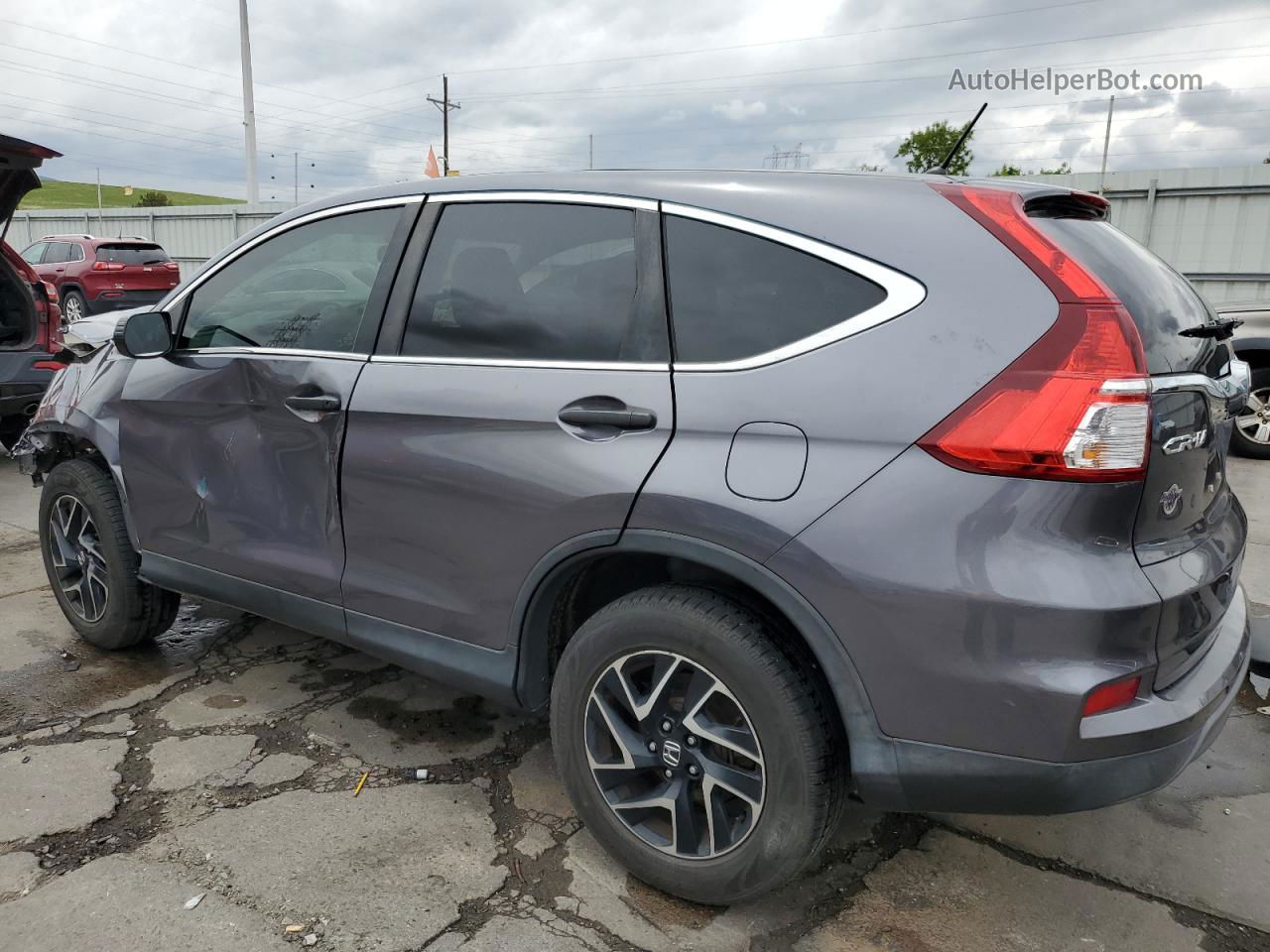 2016 Honda Cr-v Se Gray vin: 2HKRM3H49GH521896