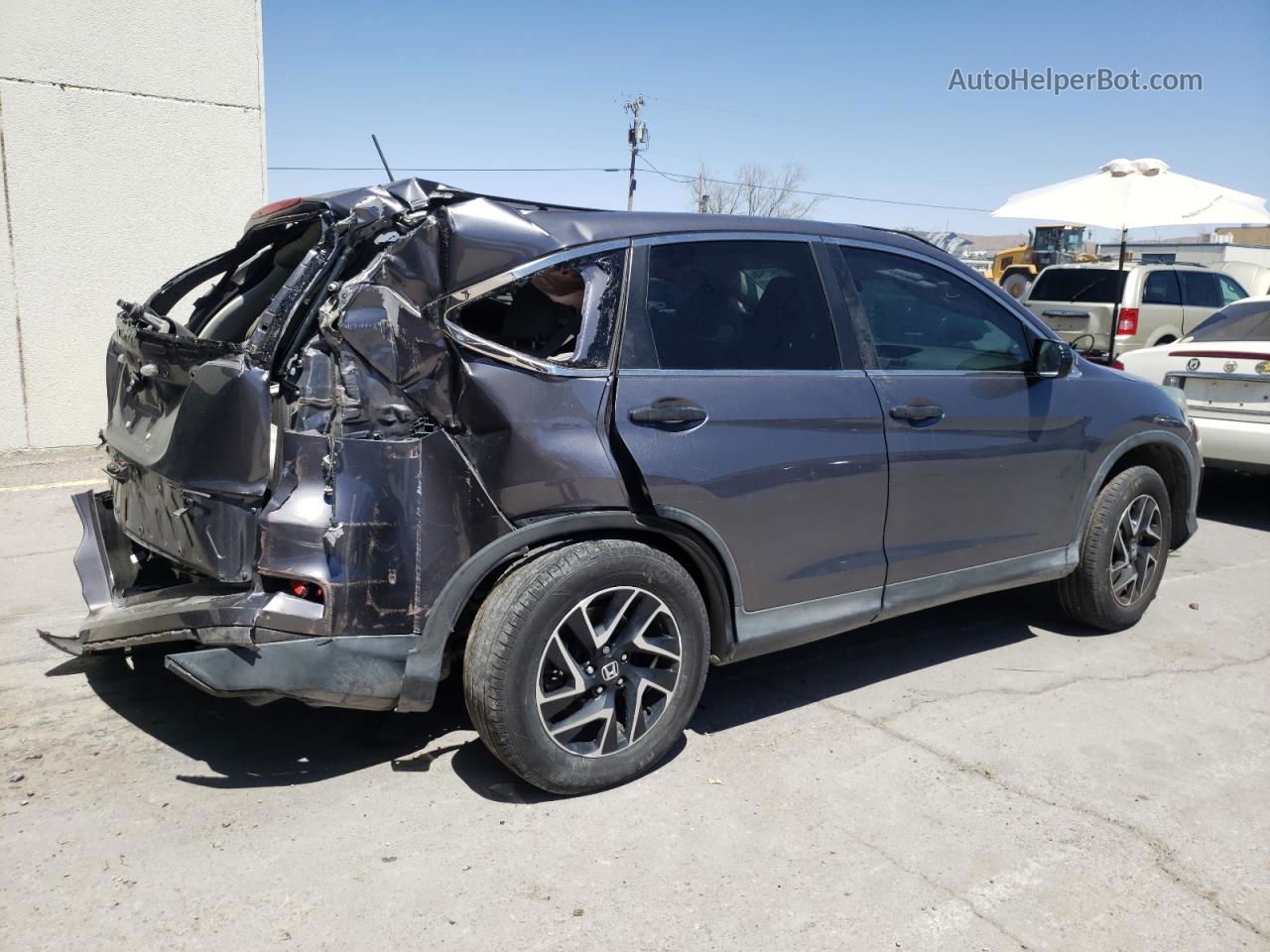 2016 Honda Cr-v Se Gray vin: 2HKRM3H49GH544000