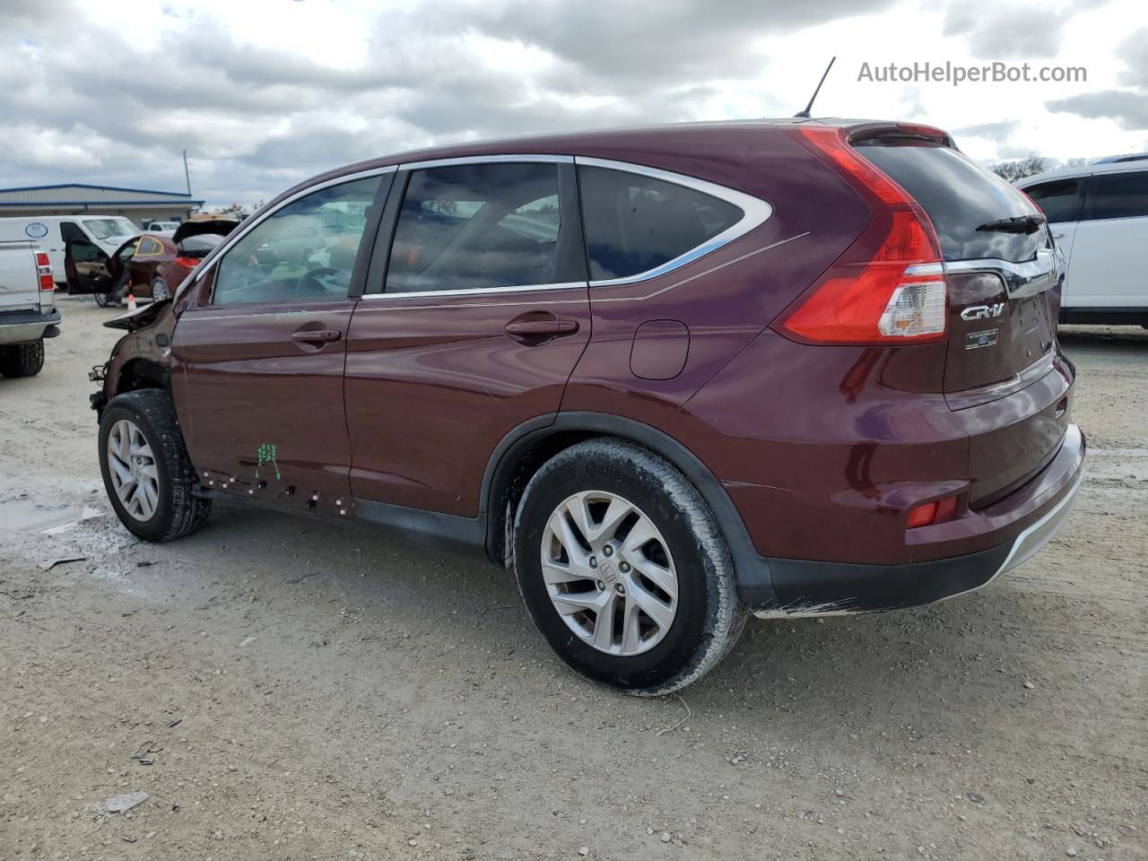 2015 Honda Cr-v Ex Maroon vin: 2HKRM3H50FH518425