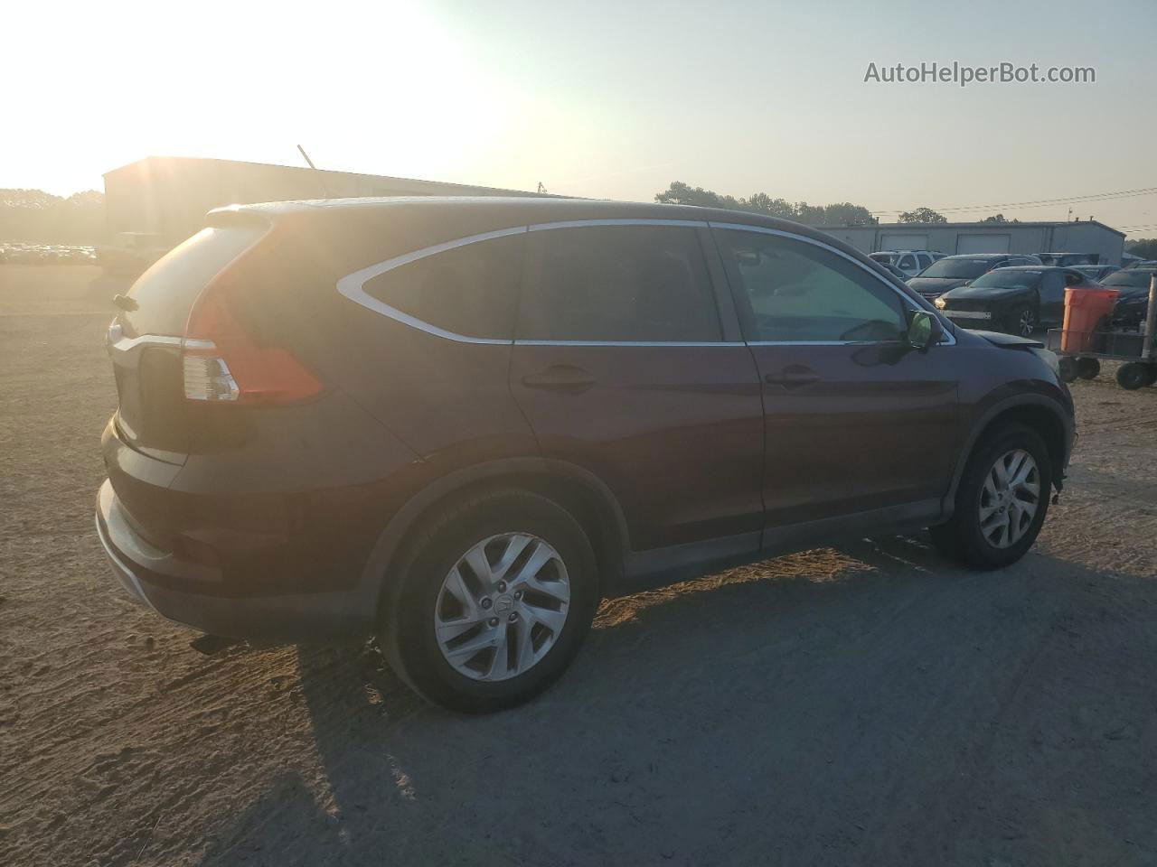 2015 Honda Cr-v Ex Темно-бордовый vin: 2HKRM3H50FH532356