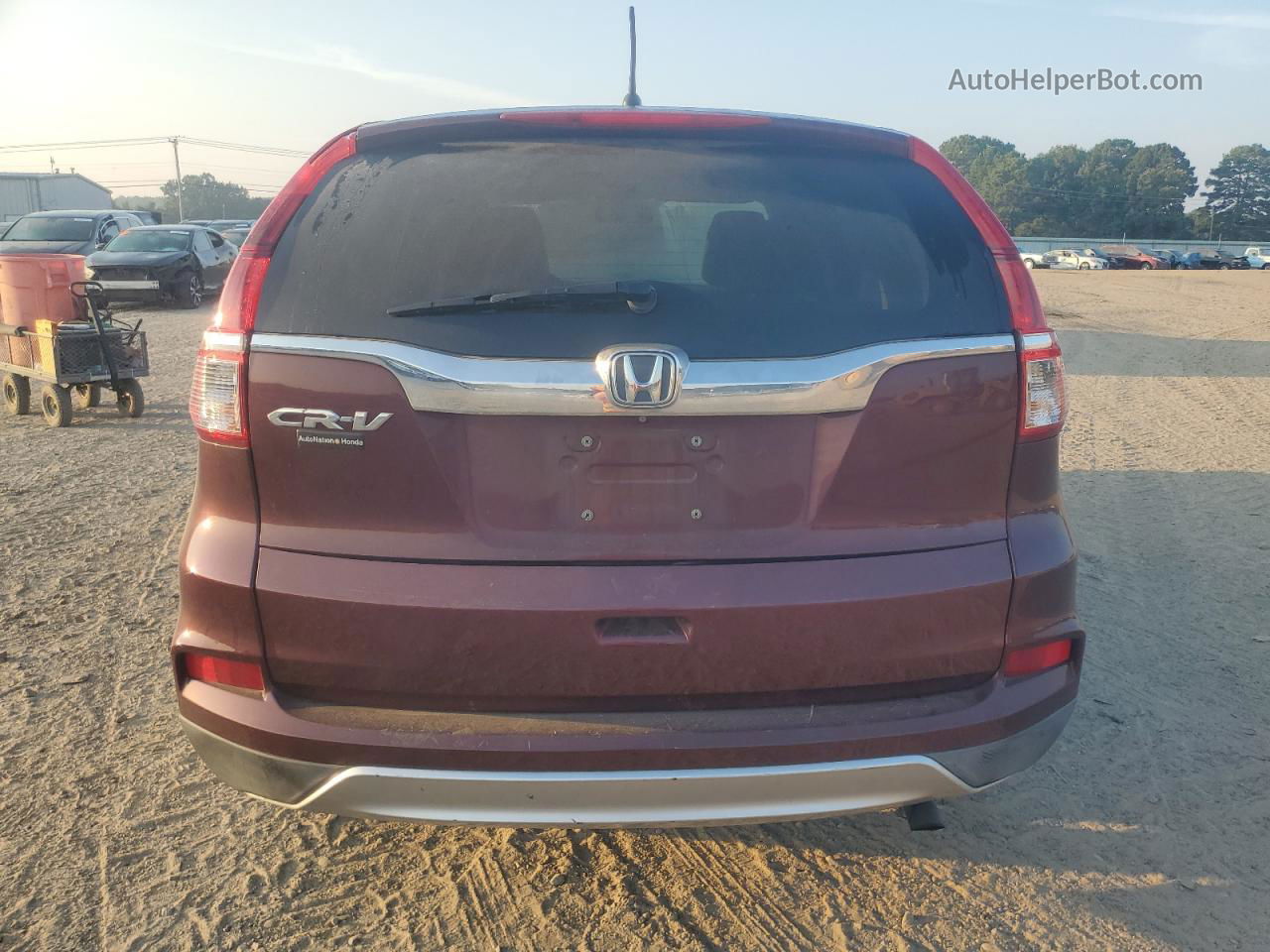 2015 Honda Cr-v Ex Темно-бордовый vin: 2HKRM3H50FH532356