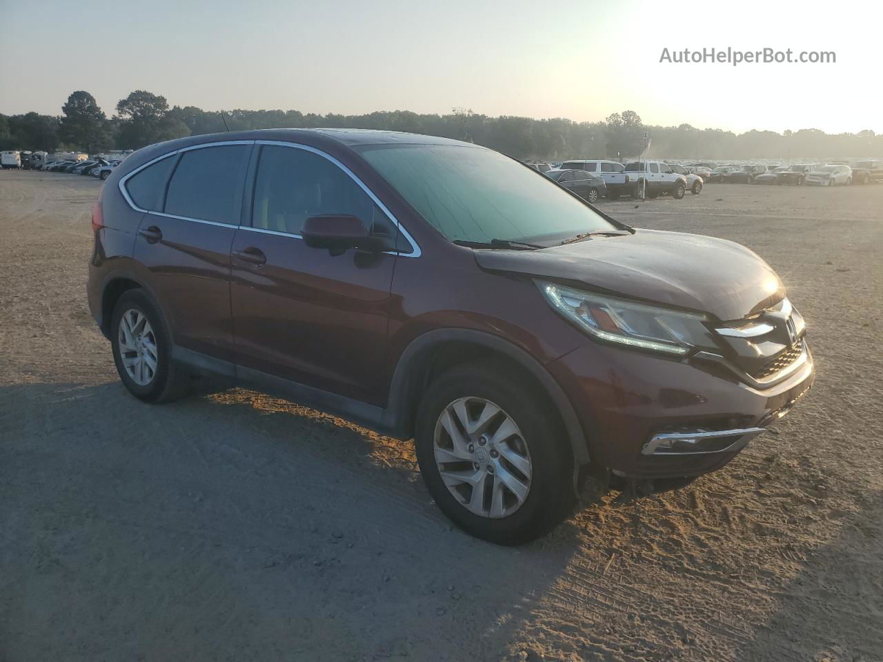 2015 Honda Cr-v Ex Темно-бордовый vin: 2HKRM3H50FH532356