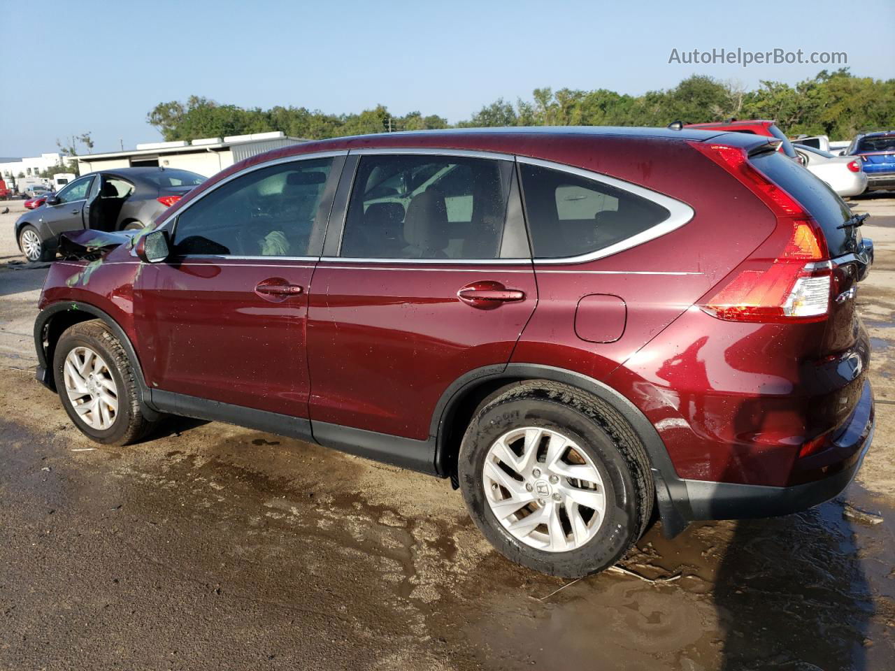 2015 Honda Cr-v Ex Red vin: 2HKRM3H50FH538271