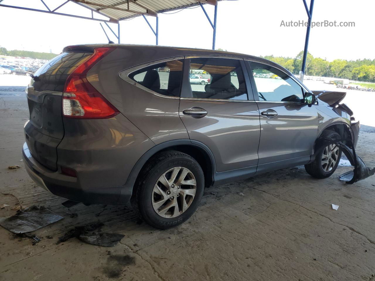 2016 Honda Cr-v Ex Gray vin: 2HKRM3H50GH536246