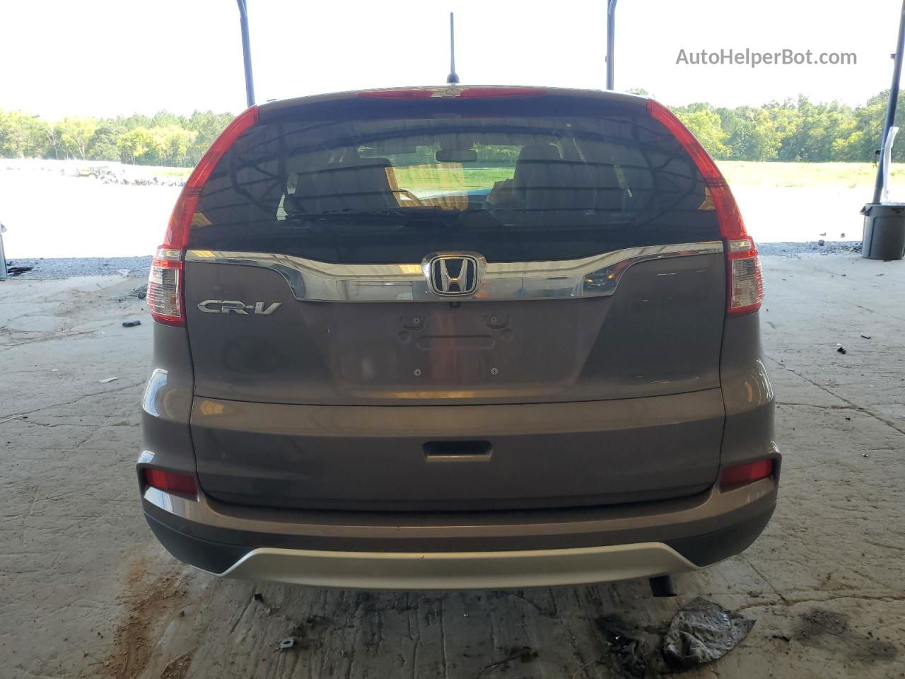 2016 Honda Cr-v Ex Gray vin: 2HKRM3H50GH536246