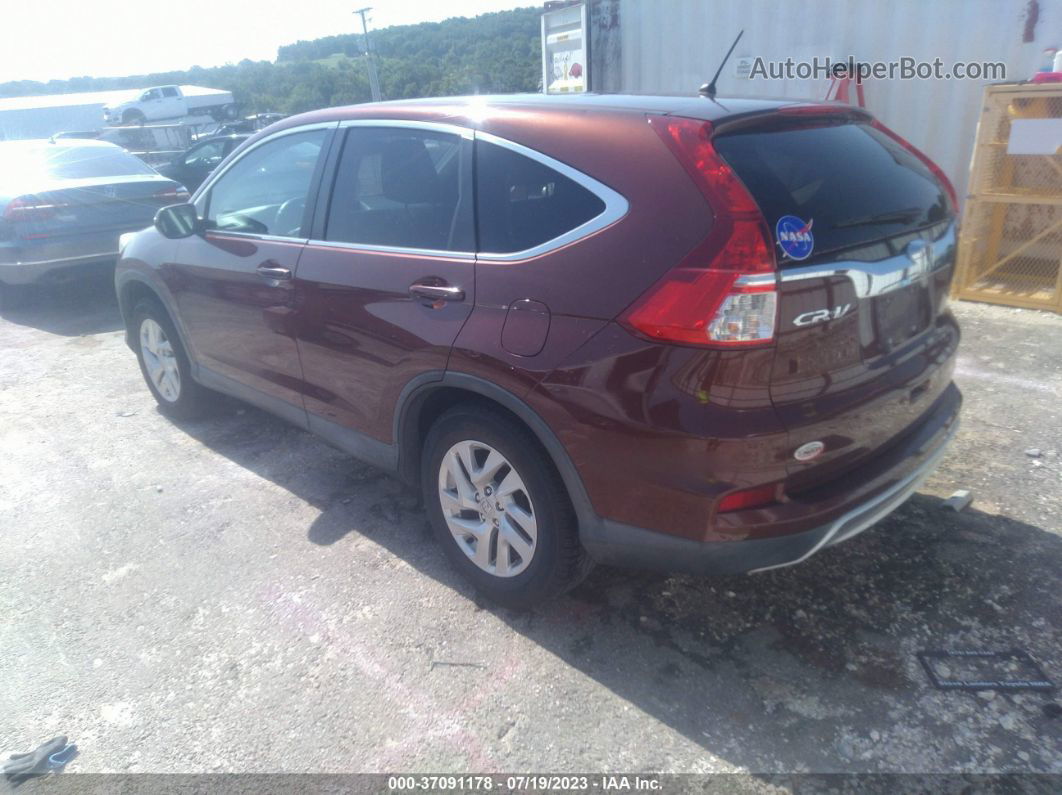 2015 Honda Cr-v Ex Red vin: 2HKRM3H51FH529255