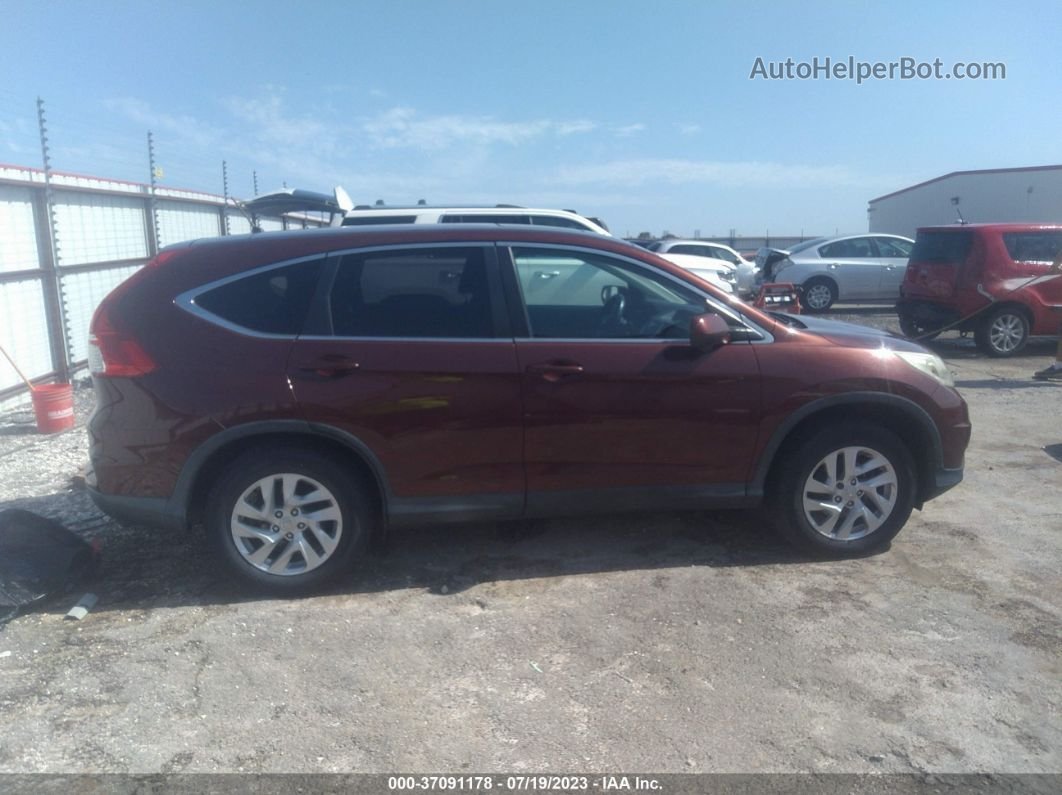 2015 Honda Cr-v Ex Red vin: 2HKRM3H51FH529255