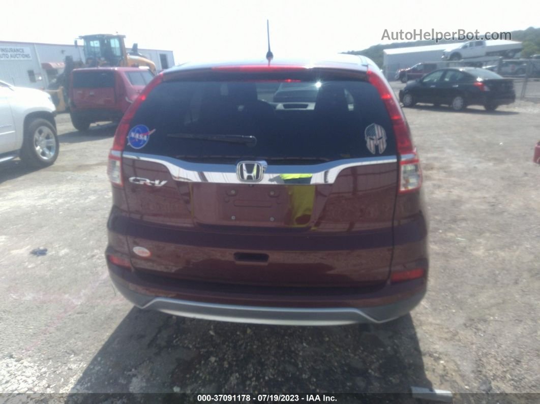 2015 Honda Cr-v Ex Red vin: 2HKRM3H51FH529255