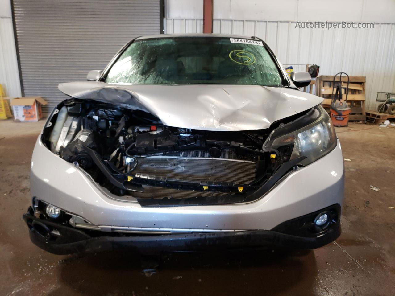 2013 Honda Cr-v Ex Silver vin: 2HKRM3H52DH504524