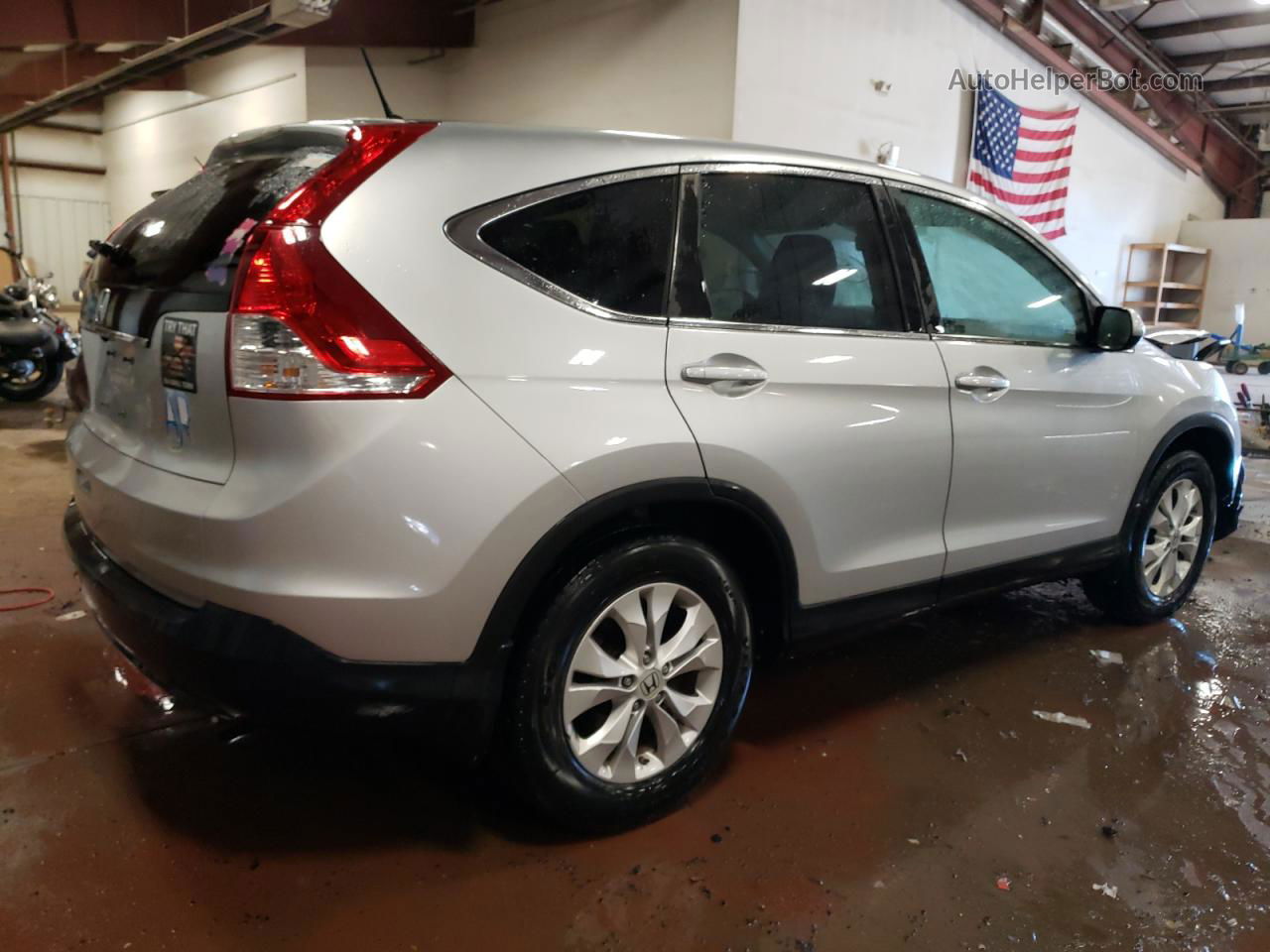 2013 Honda Cr-v Ex Silver vin: 2HKRM3H52DH504524