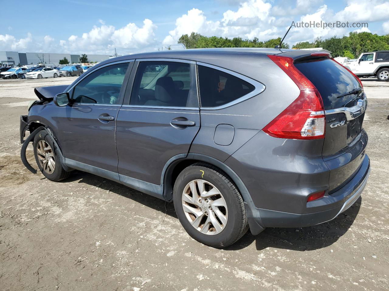 2015 Honda Cr-v Ex Gray vin: 2HKRM3H52FH507569