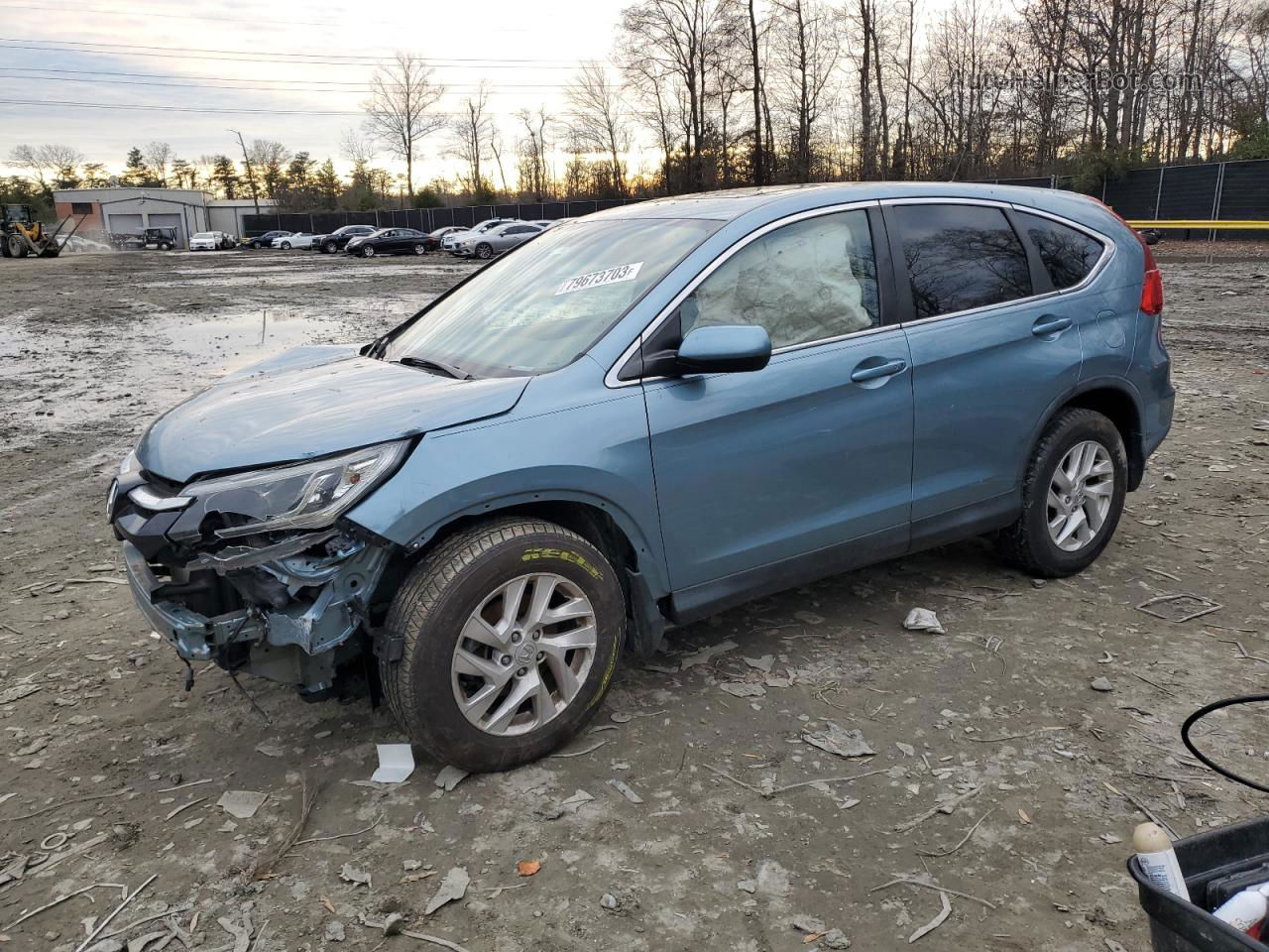 2016 Honda Cr-v Ex Blue vin: 2HKRM3H52GH532943