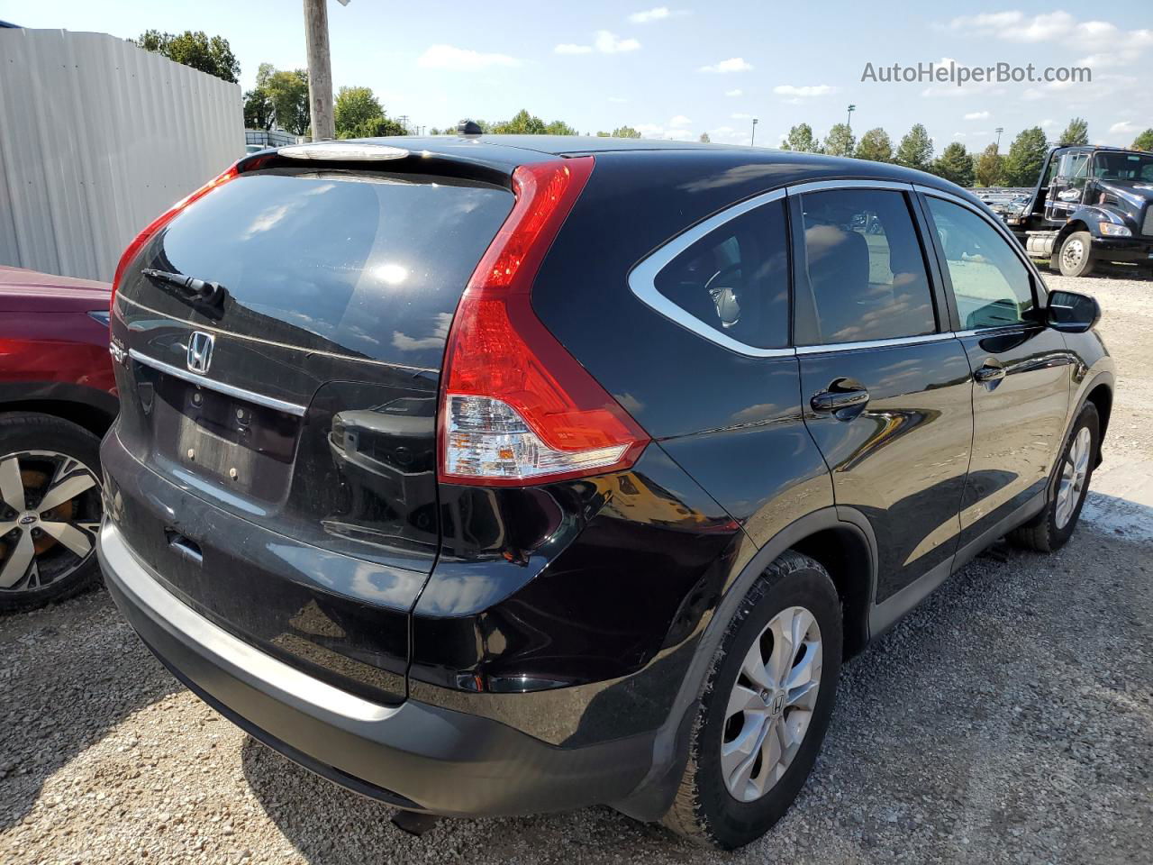 2013 Honda Cr-v Ex Black vin: 2HKRM3H53DH521980