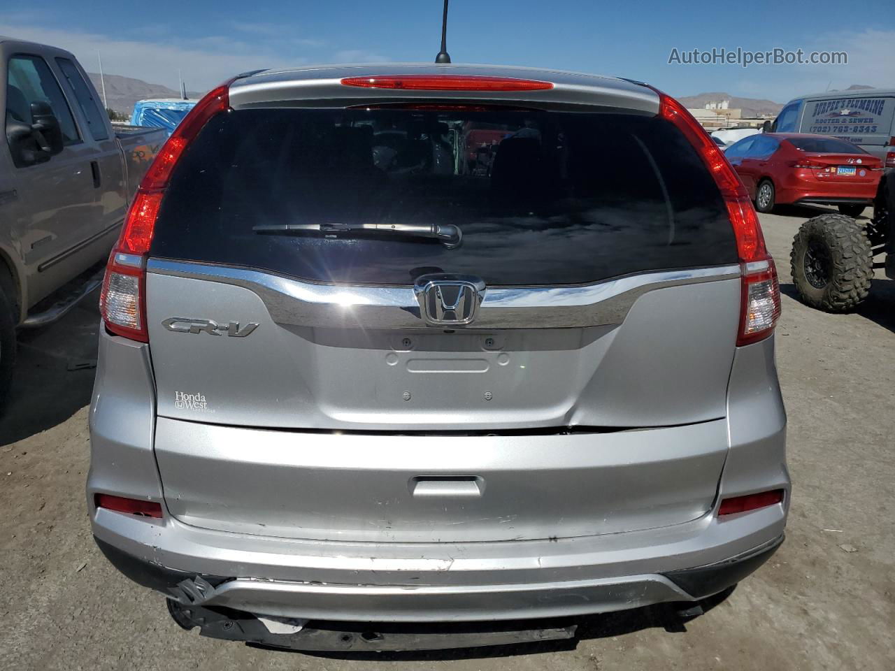 2015 Honda Cr-v Ex Silver vin: 2HKRM3H53FH505894