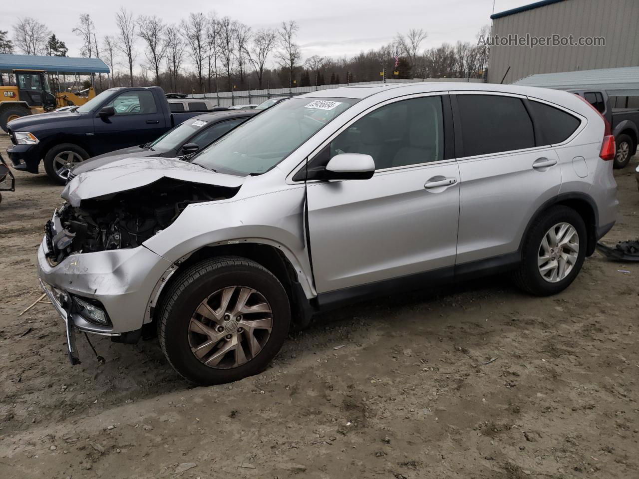 2015 Honda Cr-v Ex Silver vin: 2HKRM3H53FH534392