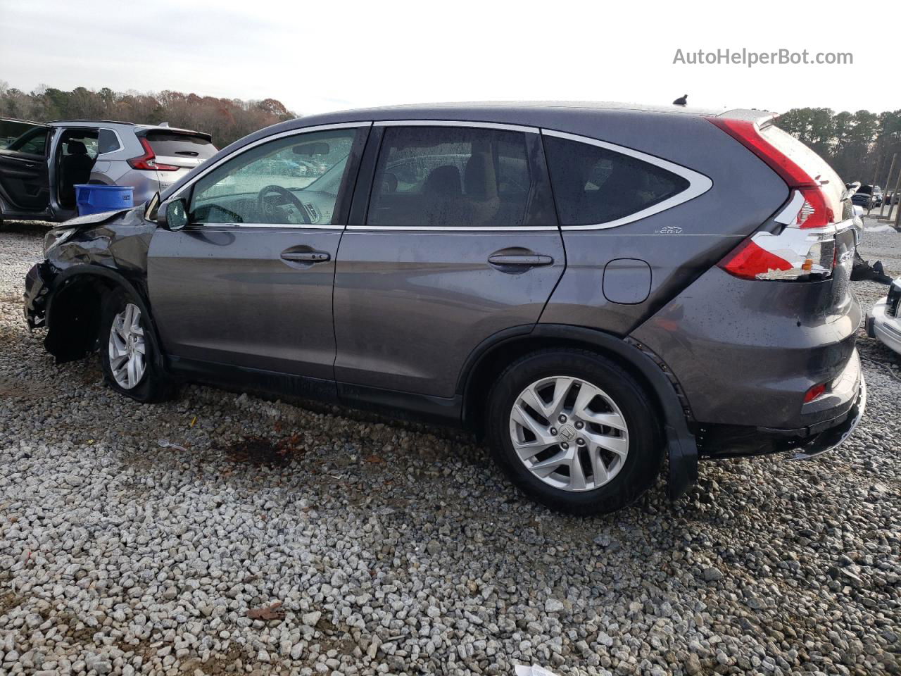 2015 Honda Cr-v Ex Gray vin: 2HKRM3H53FH538538