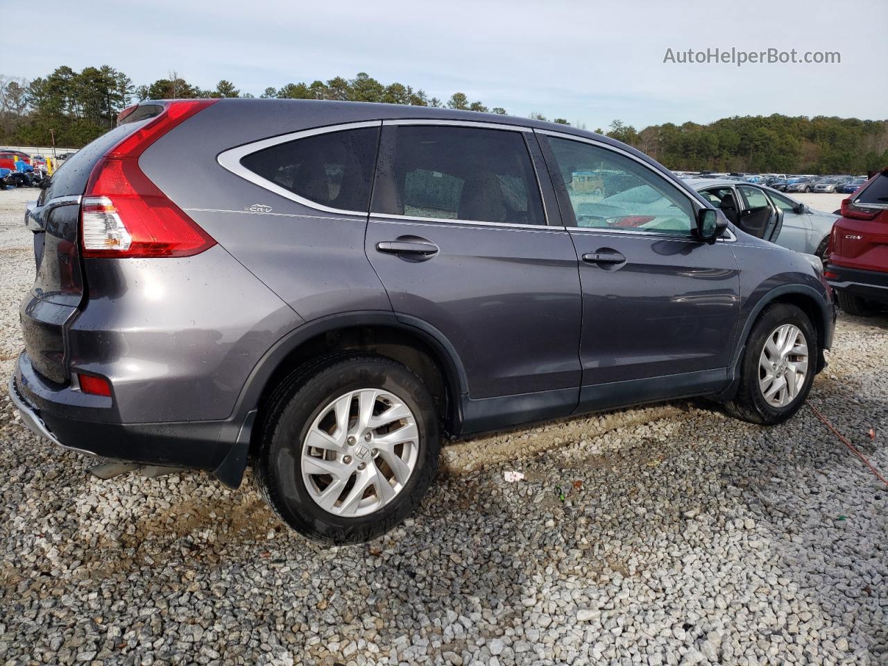 2015 Honda Cr-v Ex Gray vin: 2HKRM3H53FH538538