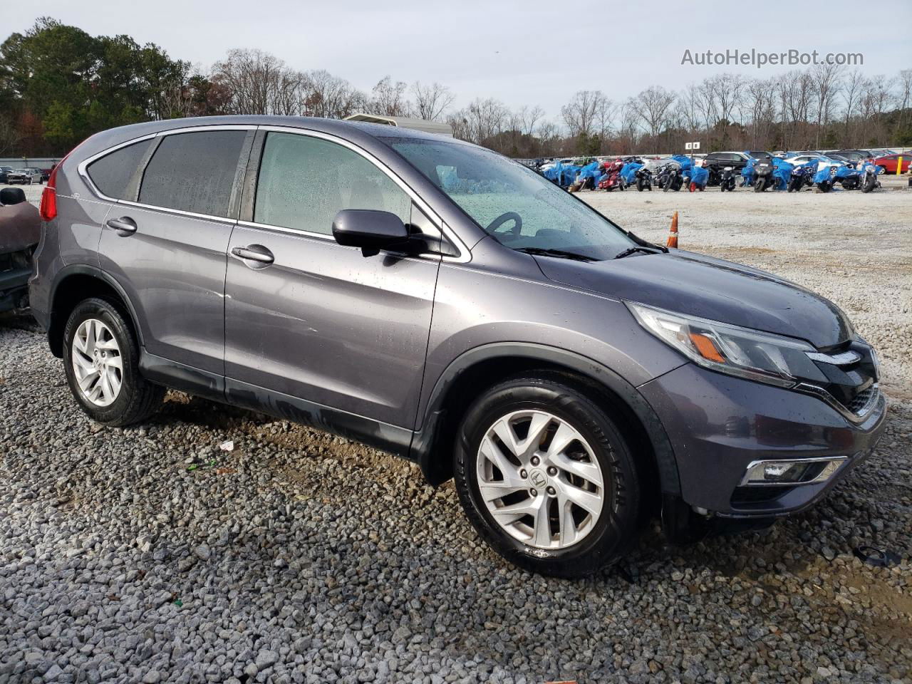 2015 Honda Cr-v Ex Gray vin: 2HKRM3H53FH538538