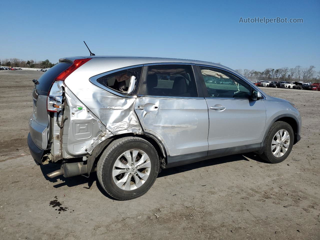 2012 Honda Cr-v Ex Silver vin: 2HKRM3H54CH506919