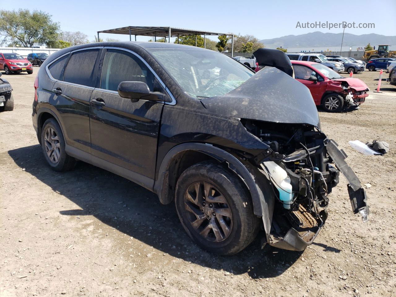 2015 Honda Cr-v Ex Черный vin: 2HKRM3H54FH514653