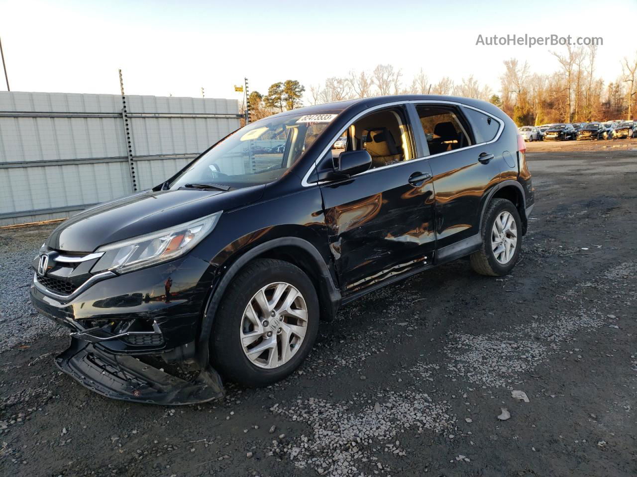 2016 Honda Cr-v Ex Black vin: 2HKRM3H55GH500925