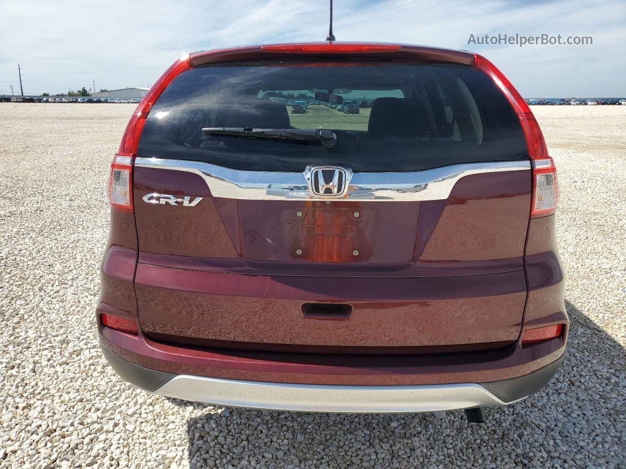 2016 Honda Cr-v Ex Темно-бордовый vin: 2HKRM3H55GH539725